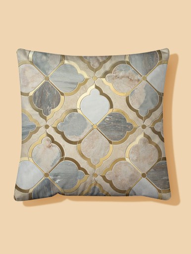 Geometric Pattern Cushion Cover Without Filler