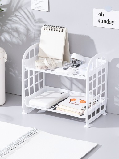 1pc Multifunction Desktop Storage Rack