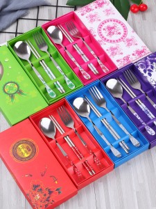 1pc Spoon & 1pc Chopstick & 1pc Fork