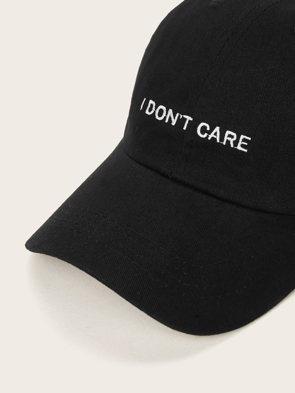 Men Slogan Pattern Baseball Cap