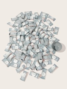 100pcs Compressed Facial Sheet & 1pc Bowl