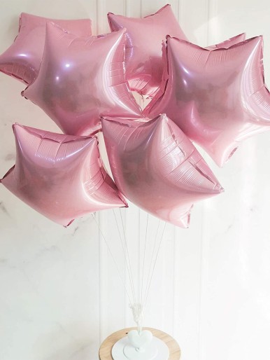 6pcs Star Shaped Balloon Set