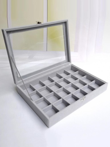 1pc Multi-grid Jewelry Storage Box