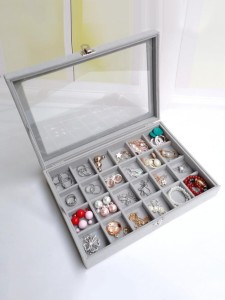 1pc Multi-grid Jewelry Storage Box