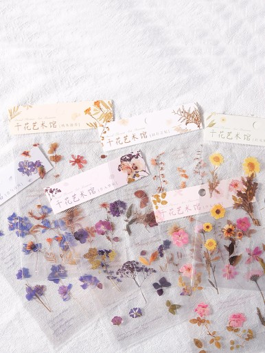 2packs Floral Pattern Random Sticker