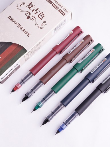 5pcs 0.5mm Colorful Gel Pen Set