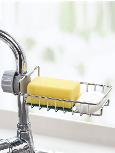 Stainless Steel Faucet Storage Rack