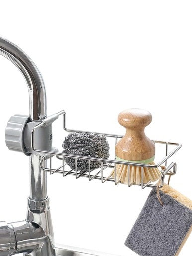 Stainless Steel Faucet Storage Rack