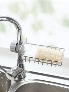 Stainless Steel Faucet Storage Rack