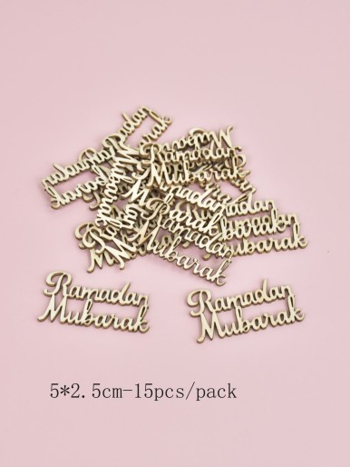 15pcs Ramadan Letter Decoration