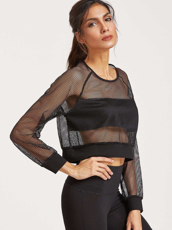 Fishnet sweatshirt discount