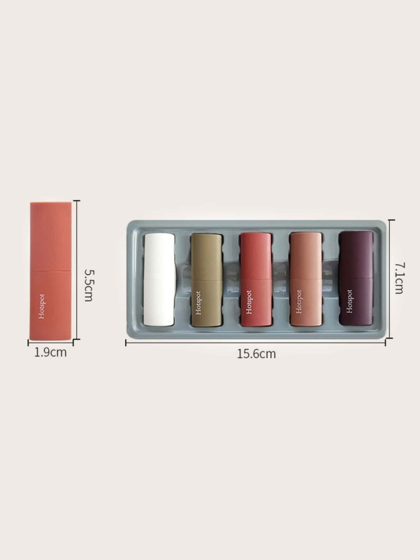 Long Lasting Matte Lipstick Set 5pcs