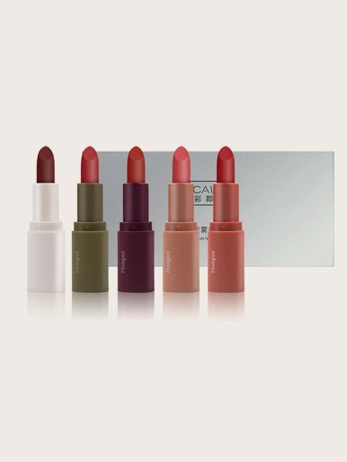 Long Lasting Matte Lipstick Set 5pcs