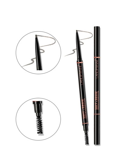 Waterproof Dual-ended Eyebrow Pen 02 Soft Brown