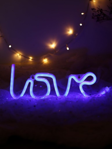 1pc Letter Shaped Neon Light