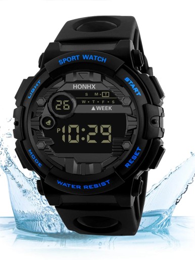 Kids Rubber Strap Electronic Watch