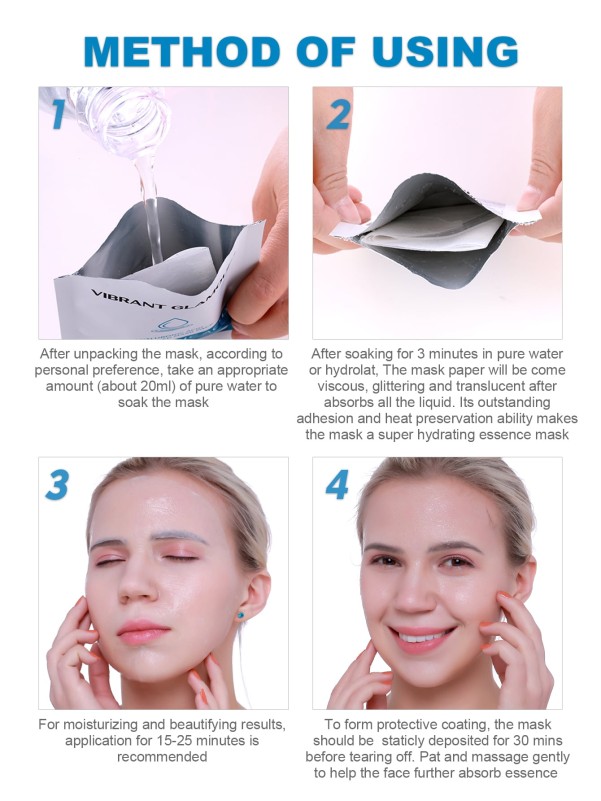 1pc Hyaluronic Acid Facial Sheet