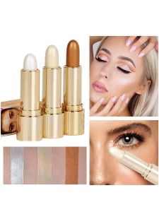 3pcs Metallic Highlighter Stick