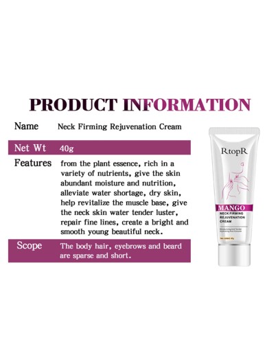 Neck Firming Rejuvenation Cream