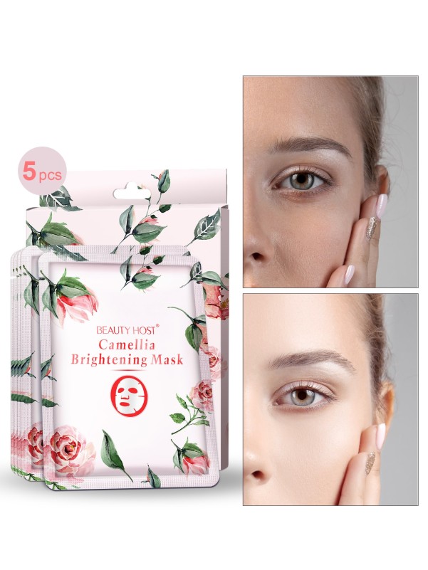 5pcs Camellia Facial Sheet