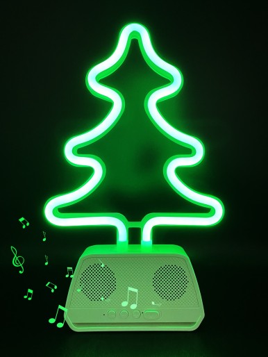 Christmas Tree Neon Light Bluetooth Speaker