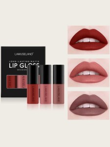 Long Lasting Matte Lip Gloss Set 3pcs