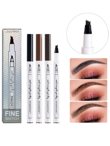 3pcs Forked Tip Eyebrow Pen