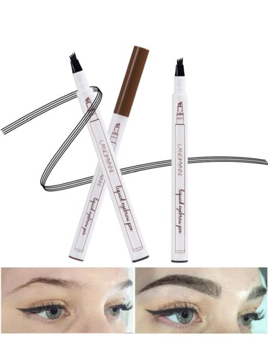 3pcs Forked Tip Eyebrow Pen