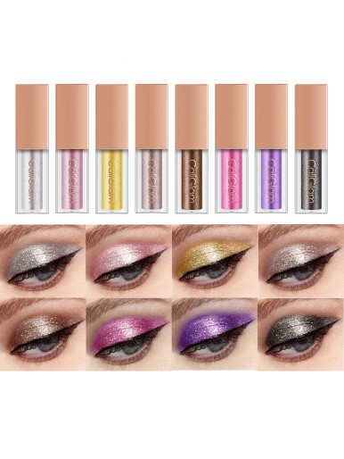 8pcs Metallic Liquid Eyeshadow Set