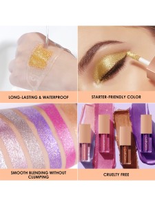 8pcs Metallic Liquid Eyeshadow Set