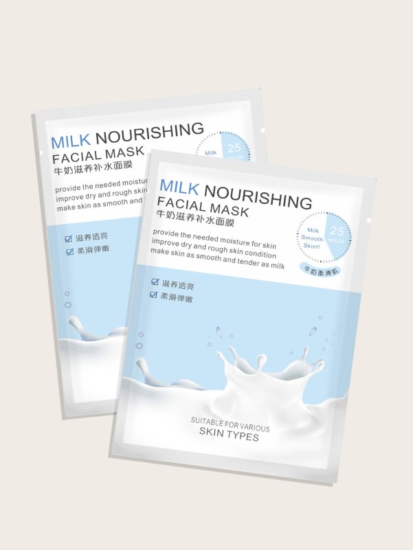 5pcs Milk Nourishing Facial Sheet