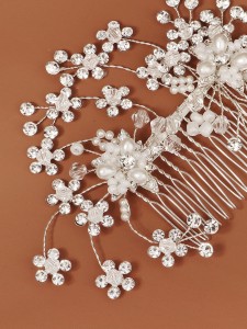 Faux Pearl & Rhinestone Decor Bridal Headwear