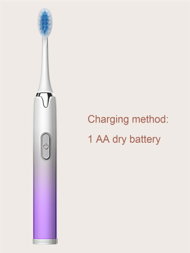 1pc Ombre Electric Toothbrush & 6pcs Brush Head