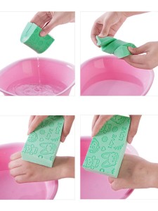 1pc Random Color Exfoliating Sponge