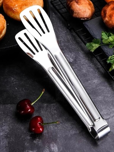 1pc Stainless Steel Food Tongs