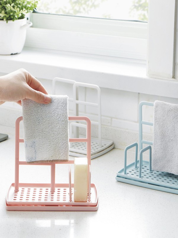 1pc Random Cleaning Rag Drain Rack