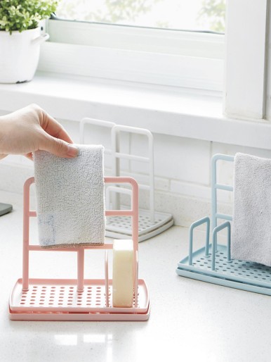 1pc Random Cleaning Rag Drain Rack