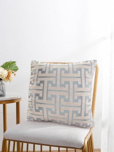 Geometric Pattern Cushion Cover Without Filler