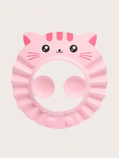 1pc Kids Cat Design Shampoo Cap