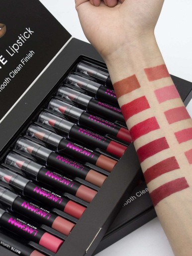 12 Color Matte Lipstick Set