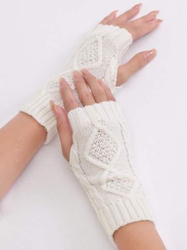 Knitted Fingerless Gloves