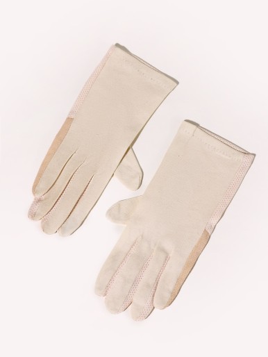 1pair Solid Gloves