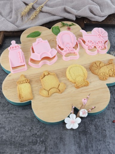 4pcs Cartoon Biscuit Mold