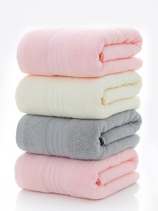 1pc Plain Random Color Face Towel