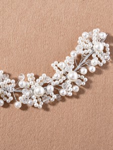 Faux Pearl Decor Hair Accessory