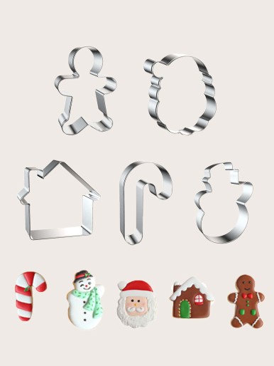 5pcs Christmas Cookie Cutter