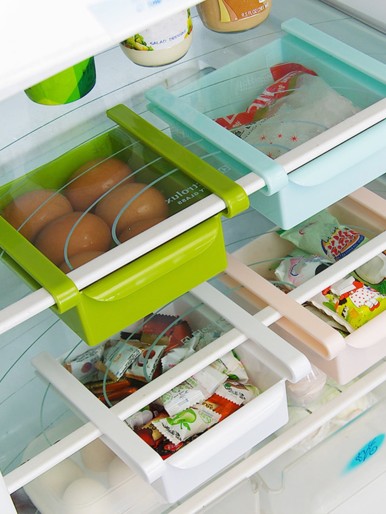 1pc Random Color Fridge Hanging Food Storage Box