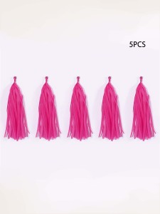 5pcs Tissue Tassel Garland