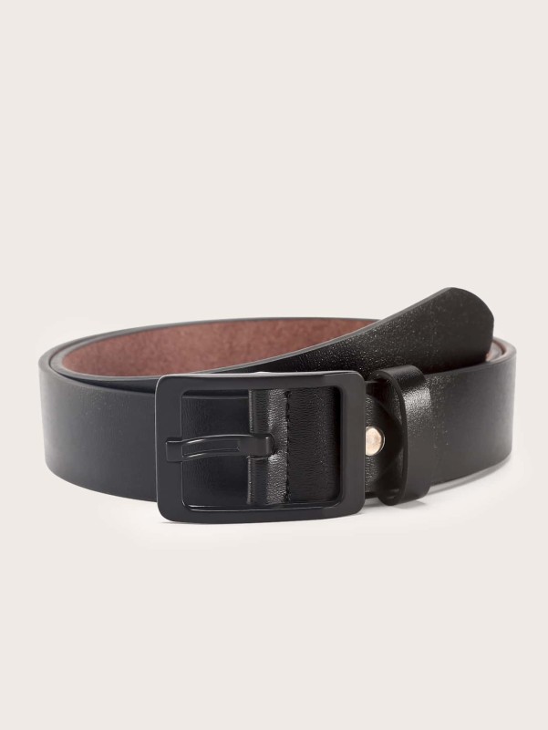 Men PU Buckle Belt