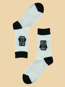 Men Letter Graphic Crew Socks